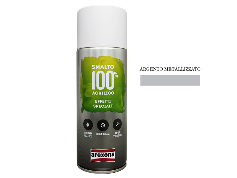 VERNICE SPRAY METAL. ML400 ARGENTO 3673